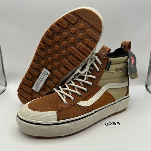 Vans Other - Vans Brown and Cream High-Top Athletic Shoes